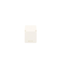 Módulo de Tapa Ciega (Inserto Ciego), Mini-Com, Color Blanco Mate, 1 Pieza