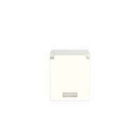 Módulo de Tapa Ciega (Inserto Ciego), Mini-Com, Color Blanco Mate, 1 Pieza
