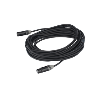 Cable XLR | 3 polos | Conector Hembra-Macho | Serie M | Carcasa Negra | Contactos Dorados | Ideal para Microfonía | Longitud 10m