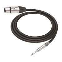 Cable de Audio | XLR 3 Polos Hembra a Plug 1/4 in mono | Conector Seetronic Serie M SCMF3 - MP2X | Longitud 3m