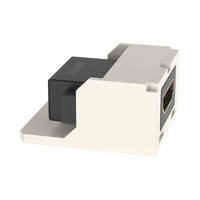 Módulo Acoplador HDMI 2.0, Hembra a Hembra Tipo-A, Categoría 2, Uso en 2 Puertos Mini-Com, Color Blanco Mate