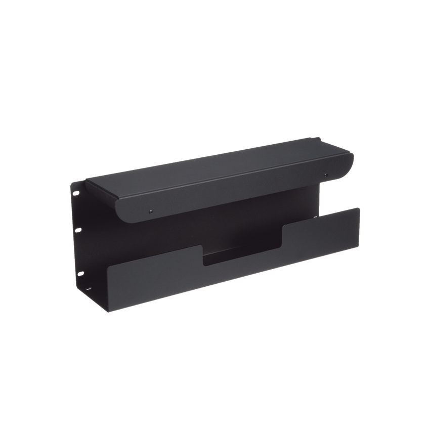 Accesorio Pasacables Para Rack Estándar de 19 in, 4 UR, Capacidad de 260 Cables Cat6, 4.5 in de Profundidad, Color Negro