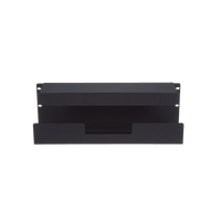 Accesorio Pasacables Para Rack Estándar de 19 in, 4 UR, Capacidad de 260 Cables Cat6, 4.5 in de Profundidad, Color Negro