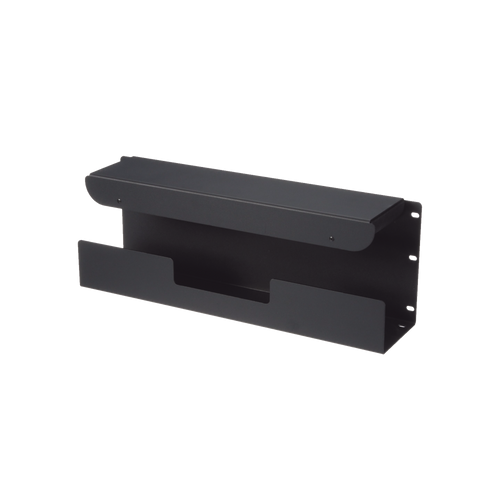 Accesorio Pasacables Para Rack Estándar de 19 in, 4 UR, Capacidad de 260 Cables Cat6, 4.5 in de Profundidad, Color Negro