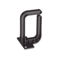 Anillo Tipo D Vertical, Para Gabinetes de Telecomunicaciones, 1 UR, Color Negro