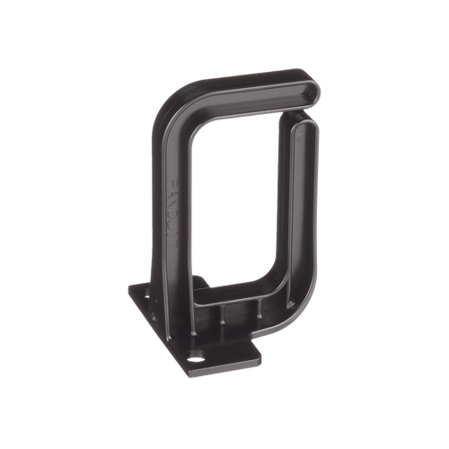 Anillo Tipo D Vertical, Para Gabinetes de Telecomunicaciones, 1 UR, Color Negro