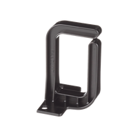 Anillo Tipo D Vertical, Para Gabinetes de Telecomunicaciones, 1 UR, Color Negro