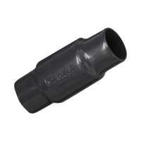 Cople de Aluminio con Recubrimiento Exterior de PVC de 1 1/2" (38 mm) / Interior de Uretano Purpura.