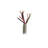 Bobina de Cable de 500 Metros / Color Gris / Sistemas de Alarmas de Intrusión y Control de Acceso / 5 Pares Calibre 22 / 1 Par Calibre 18 / Intemperie