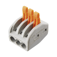 Conector Compacto para 1 Cable de Entrada 2 Cables de Salida / Cables Compatibles 12AWG-28AWG