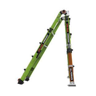 Escalera Multi-Posiciones de 6.7 m (22') para Suelos Inclinados o con Desniveles.