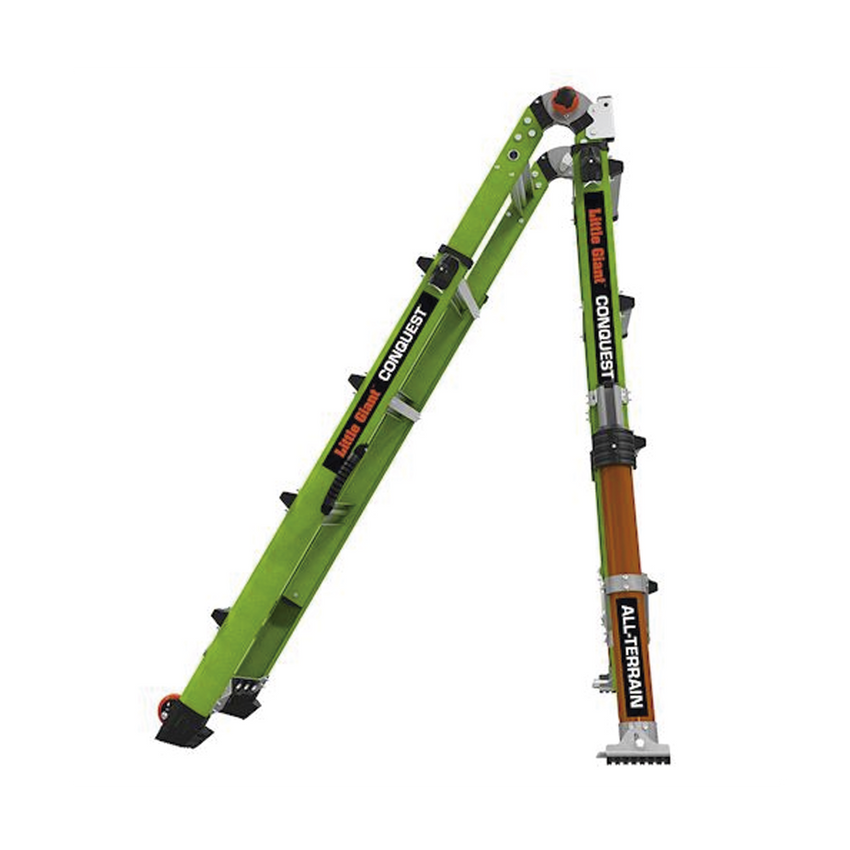 Escalera Multi-Posiciones de 6.7 m (22') para Suelos Inclinados o con Desniveles.