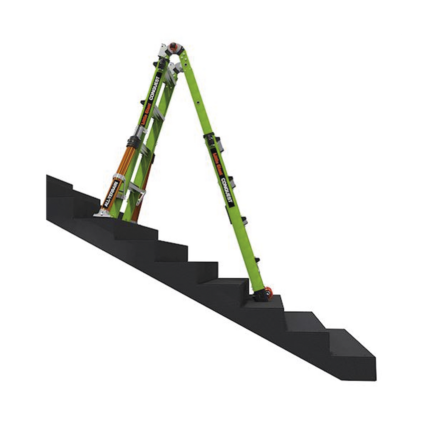 Escalera Multi-Posiciones de 6.7 m (22') para Suelos Inclinados o con Desniveles.