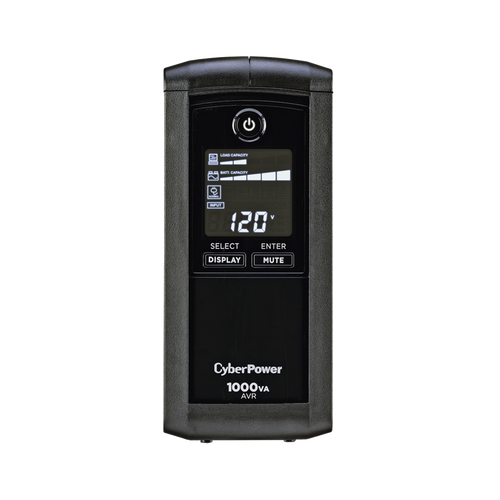 UPS de 1000 VA/600 W, Topología Línea Interactiva, Entrada 120 Vca NEMA 5-15P, Tipo Mini Torre, Con 9 Tomas NEMA 5-15R