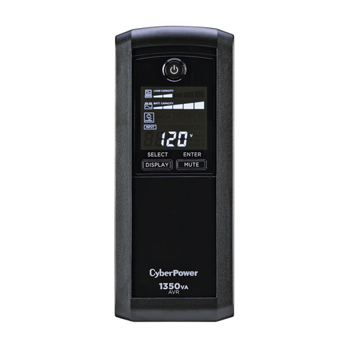 UPS de 1350 VA/815 W, Topología Línea Interactiva, Entrada 120 Vca NEMA 5-15P, Tipo Mini Torre, Con 10 Tomas NEMA 5-15R