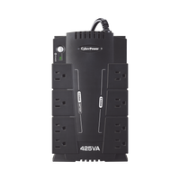 UPS de 425 VA/255 W, Topología Standby, Entrada 120 Vca NEMA 5-15P, Tipo Gabinete Compacto, Con 8 Tomas NEMA 5-15R