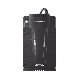 UPS de 425 VA/255 W, Topología Standby, Entrada 120 Vca NEMA 5-15P, Tipo Gabinete Compacto, Con 8 Tomas NEMA 5-15R