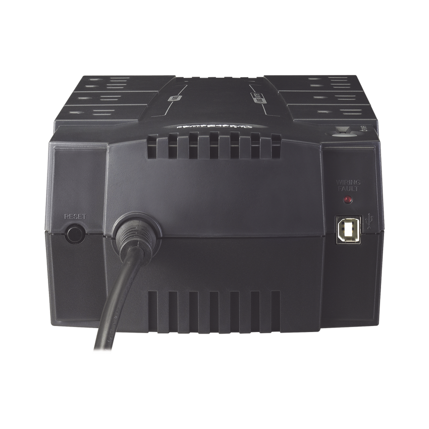 UPS de 425 VA/255 W, Topología Standby, Entrada 120 Vca NEMA 5-15P, Tipo Gabinete Compacto, Con 8 Tomas NEMA 5-15R