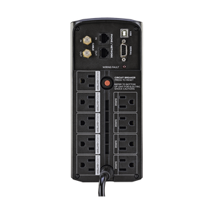 UPS de 850 VA/510 W, Topología Línea Interactiva, Entrada 120 Vca NEMA 5-15P, Tipo Mini Torre, Con 9 Tomas NEMA 5-15R