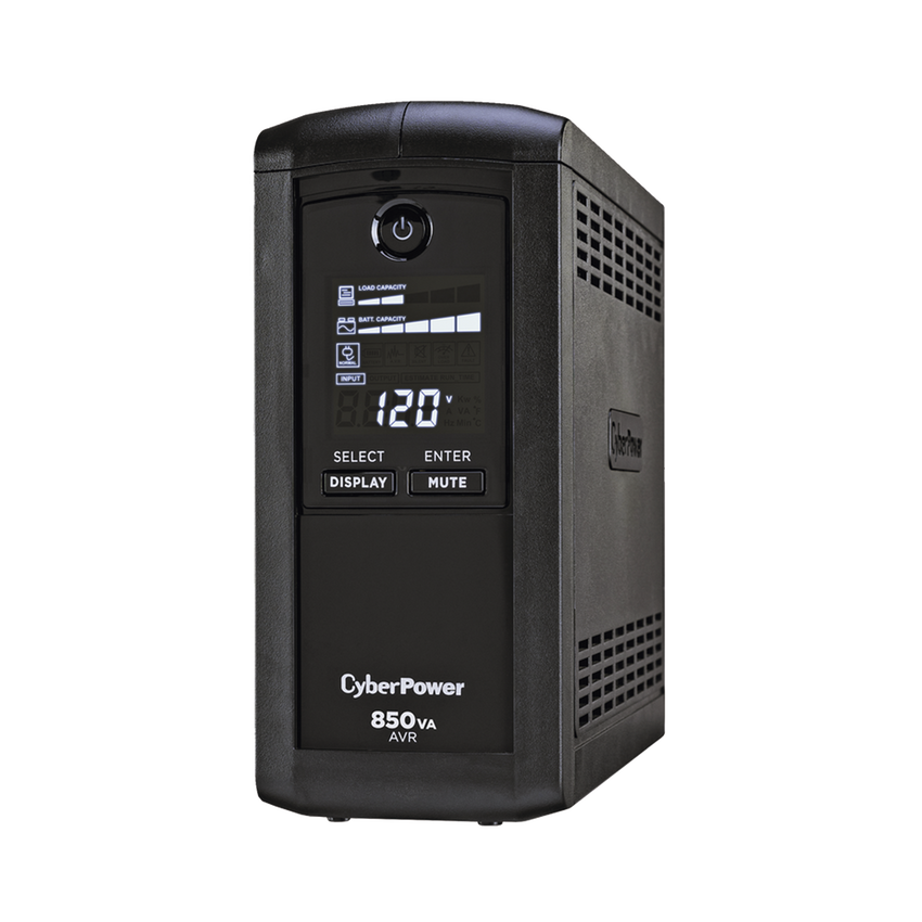 UPS de 850 VA/510 W, Topología Línea Interactiva, Entrada 120 Vca NEMA 5-15P, Tipo Mini Torre, Con 9 Tomas NEMA 5-15R