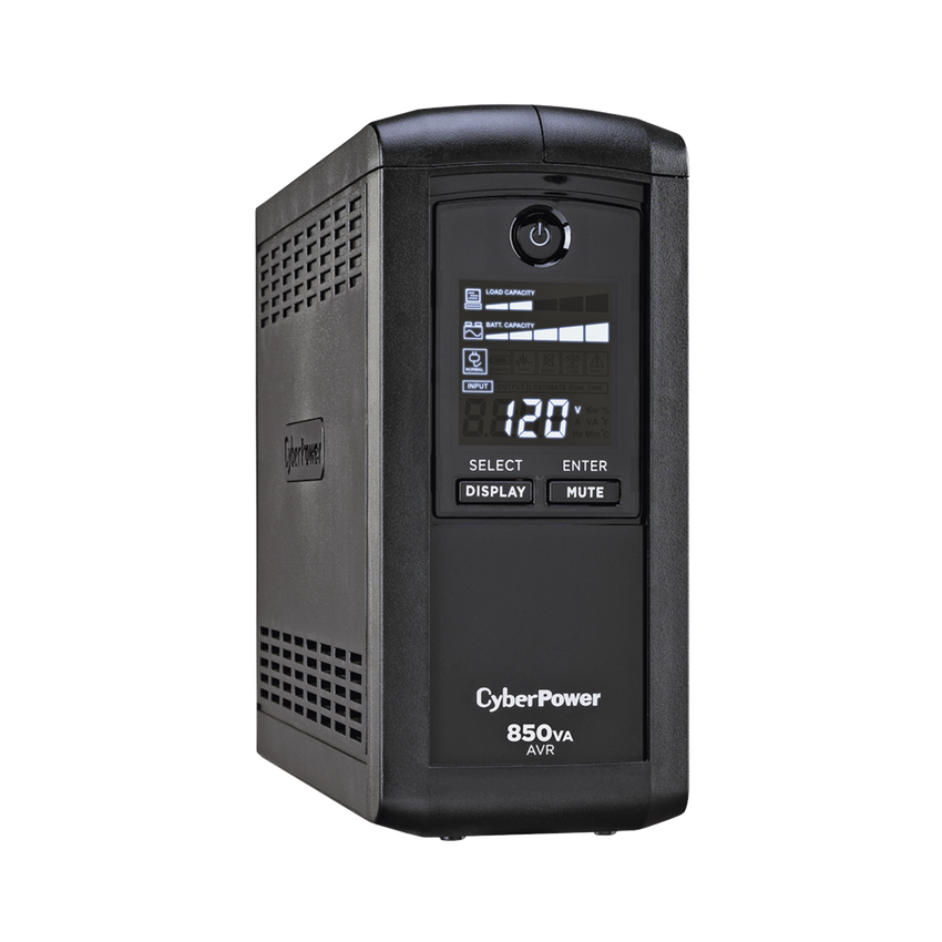 UPS de 850 VA/510 W, Topología Línea Interactiva, Entrada 120 Vca NEMA 5-15P, Tipo Mini Torre, Con 9 Tomas NEMA 5-15R