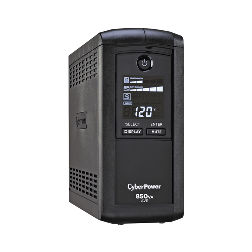 UPS de 850 VA/510 W, Topología Línea Interactiva, Entrada 120 Vca NEMA 5-15P, Tipo Mini Torre, Con 9 Tomas NEMA 5-15R