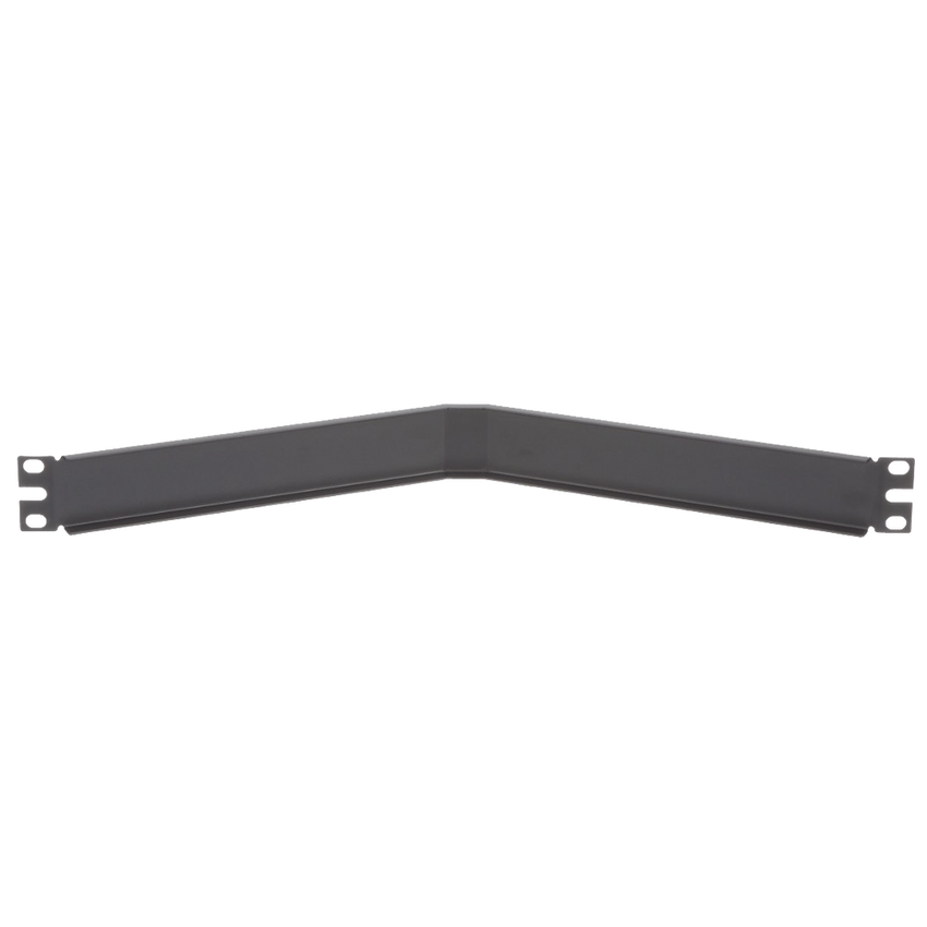 Tapa Ciega Para Rack Estándar de 19in, Angulado, de Acero, 1UR, Color Negro