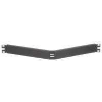 Tapa Ciega Para Rack Estándar de 19in, Angulado, de Acero, 1UR, Color Negro