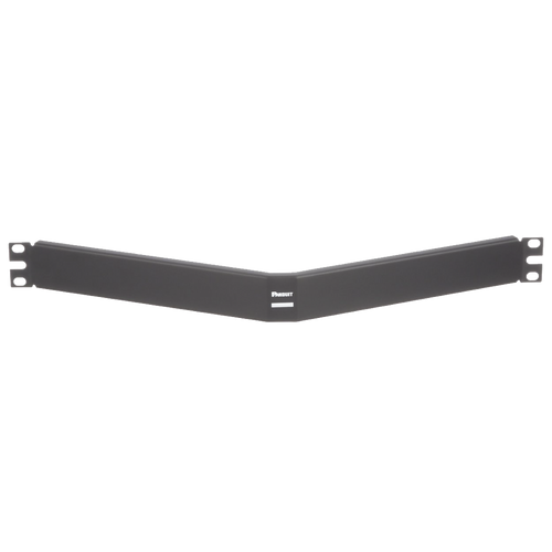 Tapa Ciega Para Rack Estándar de 19in, Angulado, de Acero, 1UR, Color Negro