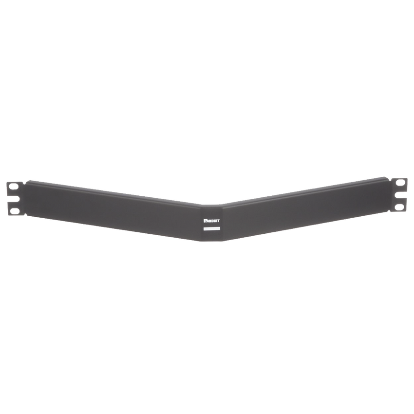 Tapa Ciega Para Rack Estándar de 19in, Angulado, de Acero, 1UR, Color Negro