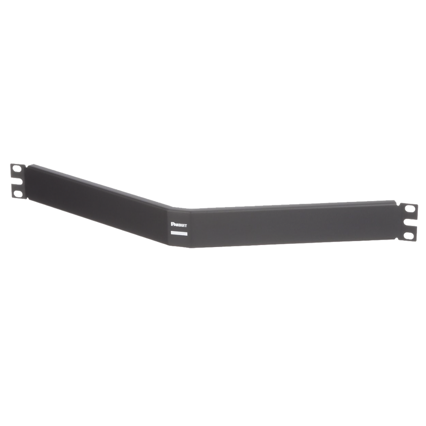 Tapa Ciega Para Rack Estándar de 19in, Angulado, de Acero, 1UR, Color Negro