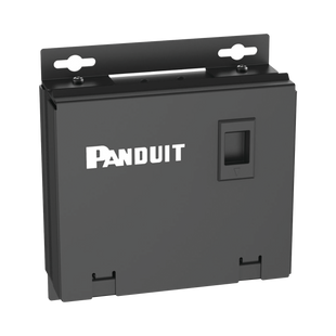 Punto de Consolidación de 6 Puertos Mini-Com, Instalación en Piso, Pared o Techo, Fabricado en Acero, Color Negro