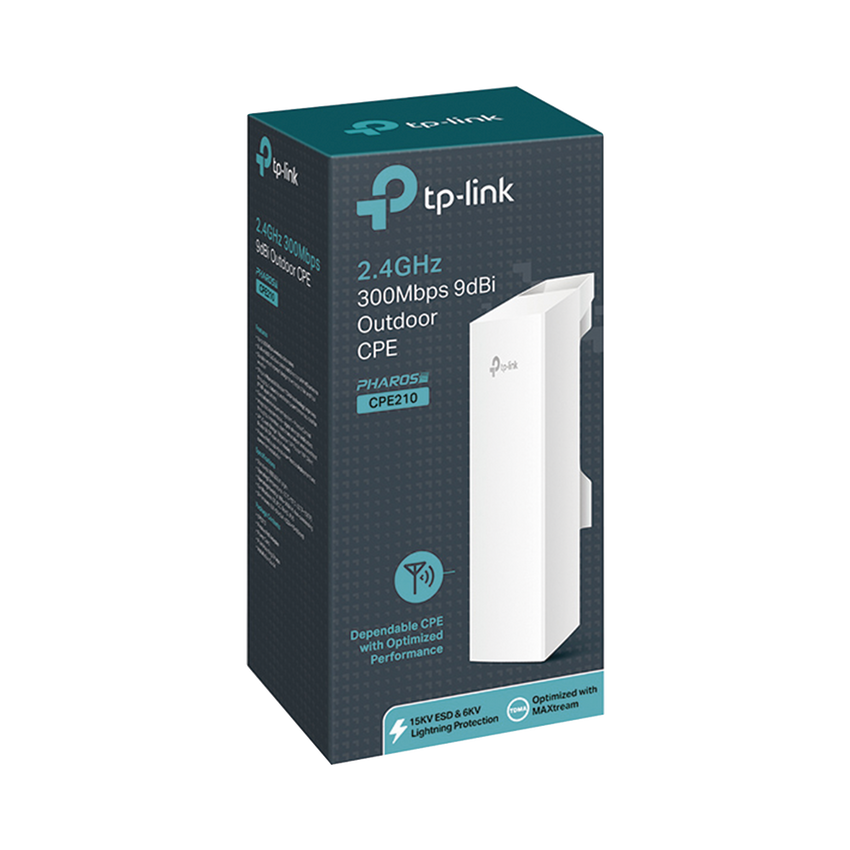 Punto de Acceso WI-Fi  N 300Mbps en 2.4GHz, 2 antenas integradas de 9dBi, MIMO 2X2.