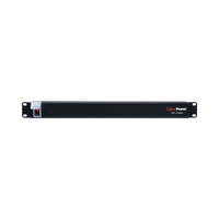 PDU Básico Para Distribución de Energía, Con 10 Tomas NEMA 5-15R Traseras, 1UR, 15 Amp, 120 Vca