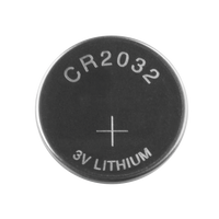 Batería de litio CR2032 de 3 V a 225 mAh (No recargable)