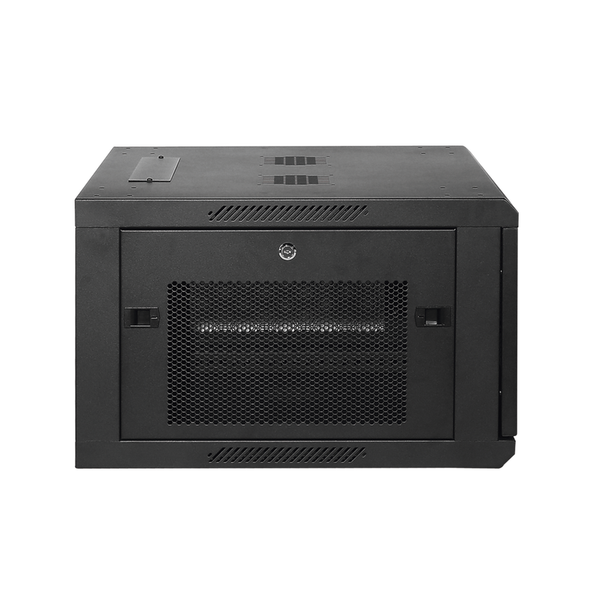 Gabinete Fijo para Montaje en Pared con Puerta Perforada, 6UR (600 x 372 x 600 mm) (An. x Al. x Prof.)