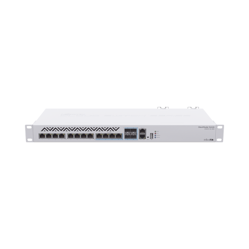 (CRS312-4C+8XG-RM) Cloud Router Switch 8 Puertos 10G RJ45, 4 compartidos RJ45/SFP+