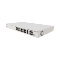 Cloud Router Switch 16 puertos, 8 PoE+ y 8 PoE++, Fuentes redundantes Hot-Swap