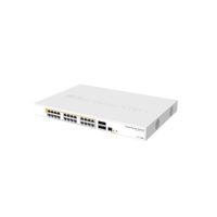 CRS328-24P-4S+RM - 24 port Gigabit Ethernet router/switch with four 10Gbps SFP+