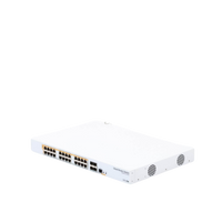CRS328-24P-4S+RM - 24 port Gigabit Ethernet router/switch with four 10Gbps SFP+