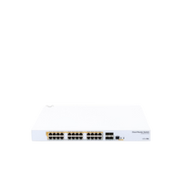 CRS328-24P-4S+RM - 24 port Gigabit Ethernet router/switch with four 10Gbps SFP+