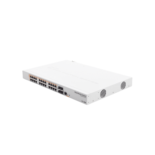 CRS328-24P-4S+RM - 24 port Gigabit Ethernet router/switch with four 10Gbps SFP+