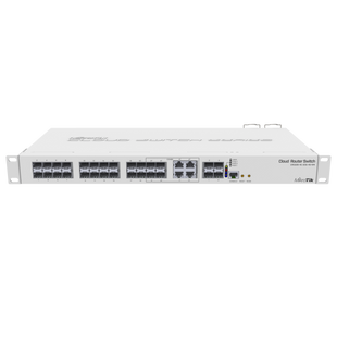 (CRS328-4C-20S-4S+RM) Cloud Router Switch Administrable L3, 4 puertos combo TP/SFP, 20 Puertos SFP, 4 Puertos SFP+