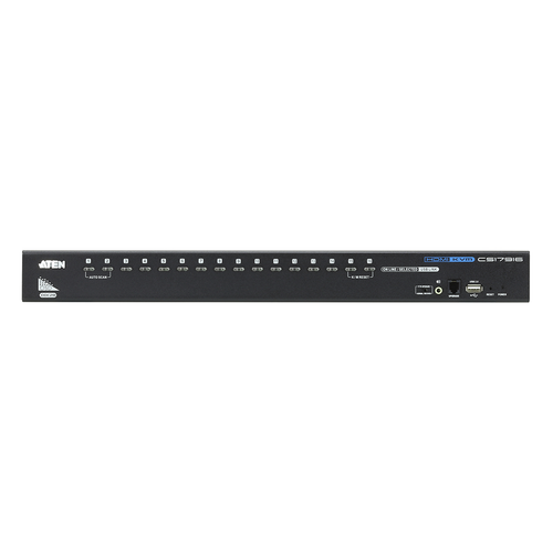 Consola KVM USB | 16 Computadoras HDMI | Hub USB 2.0 | Modo Multipantalla | Video DynaSync™ | Soporta Audio | Calidad 1080p/1920x1200 | Soporte Multiplataforma