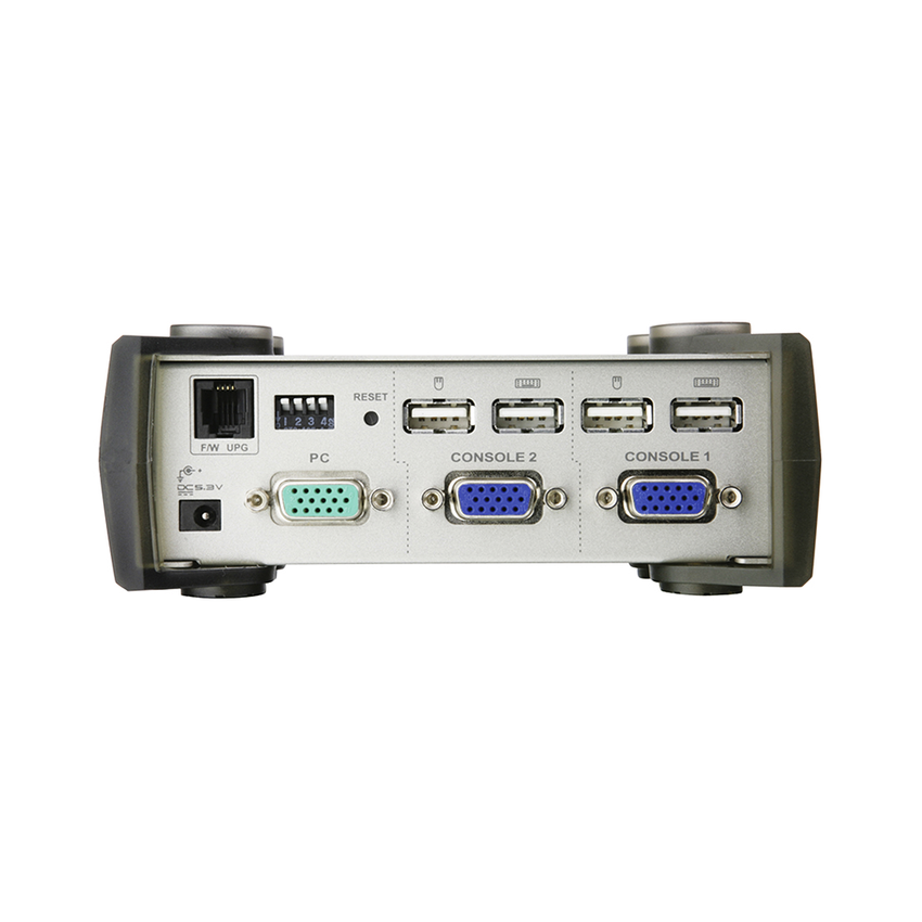 Dispositivo para conectar dos consolas a un ordenador VGA USB