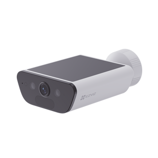 Camara de Bateria con Panel Solar Integrado / 4K Resolucion / WI-FI 6 / Vision Nocturna / Detección Humana y de Vehiculos / Batería de 10400 MAH / IP65