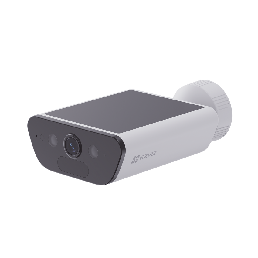 Camara de Bateria con Panel Solar Integrado / 4K Resolucion / WI-FI 6 / Vision Nocturna / Detección Humana y de Vehiculos / Batería de 10400 MAH / IP65