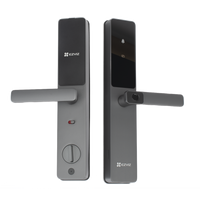 Cerradura Inteligente / Wi-Fi / Bluetooth  / Códigos Temporales Para Visitantes / Lectura de Huella / Lectura de Tag / Contraseña /  Botón para Timbrar / Apertura Remota /  Alarma Anti-intrusión /  No Requiere HUB