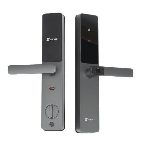 Cerradura Inteligente / Wi-Fi / Bluetooth  / Códigos Temporales Para Visitantes / Lectura de Huella / Lectura de Tag / Contraseña /  Botón para Timbrar / Apertura Remota /  Alarma Anti-intrusión /  No Requiere HUB