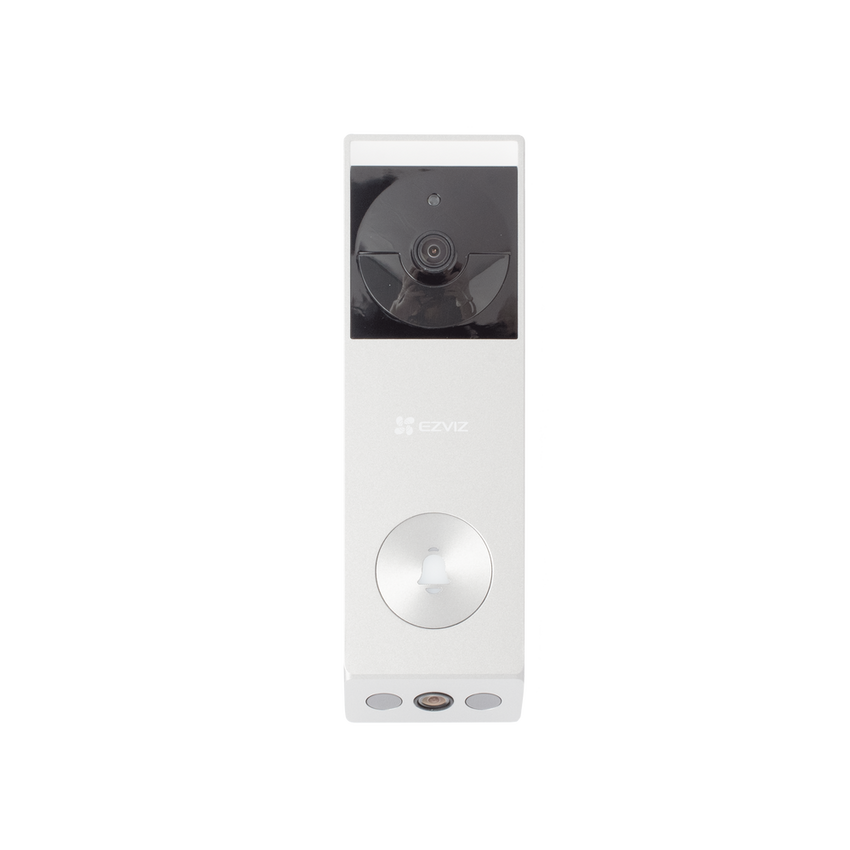 Doorbell de Batería Recargable con Transformador de 5Vcc o Panel Solar (Incluye Panel) / 3 megapíxel / Doble Lente / Protección IP65 / Audio de Dos Vías